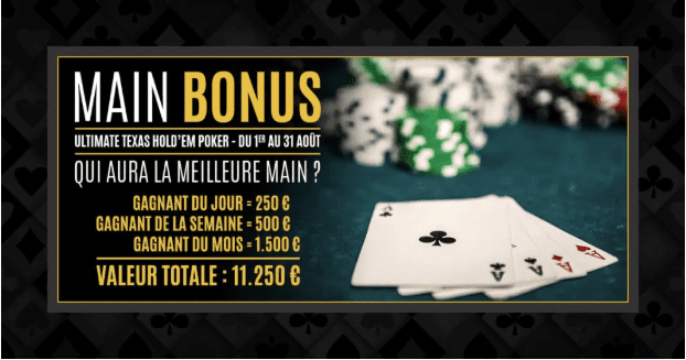 Le Paris Elysées distribue des lots aux meilleurs joueurs d’Ultimate Poker ce mois d’août