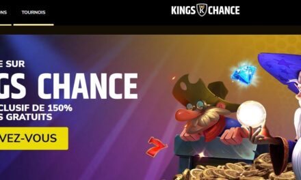 Kings Chance Casino : 10 000€ de bonus de bienvenue