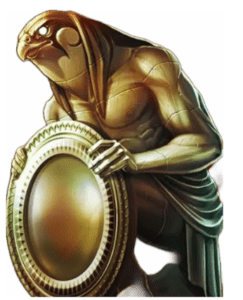 Le dieu Horus, mascotte du casino